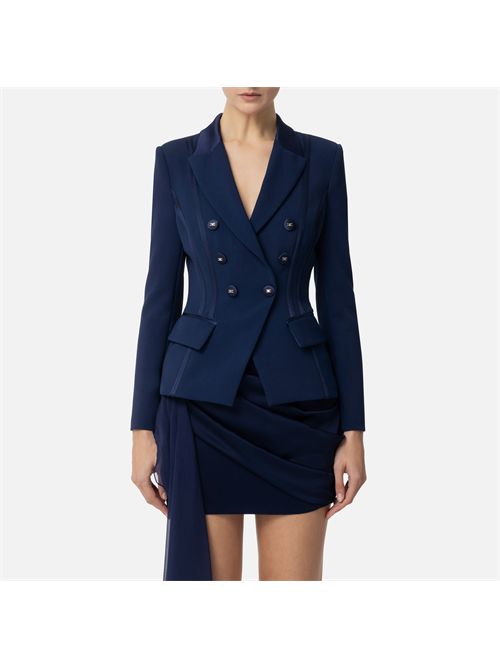 jacket woman blue ELISABETTA FRANCHI | GI14251E2/DC8